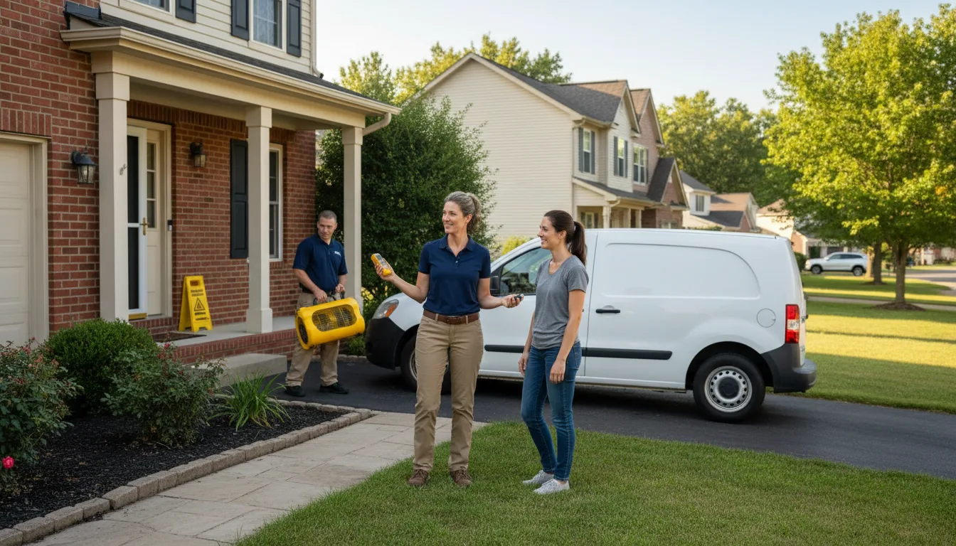 Residential water damage restoration in Fordoche, LA